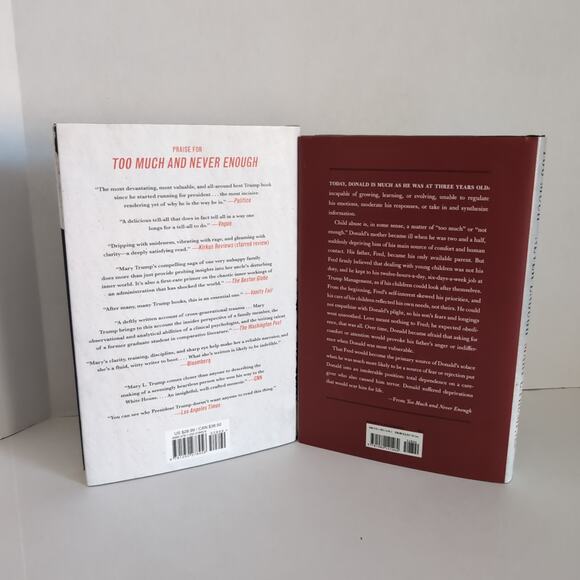 Lot of 2 Mary L. Trump Ph.D. Books; Too Much and Never Enough; The Reckoning - Picture 2 of 15